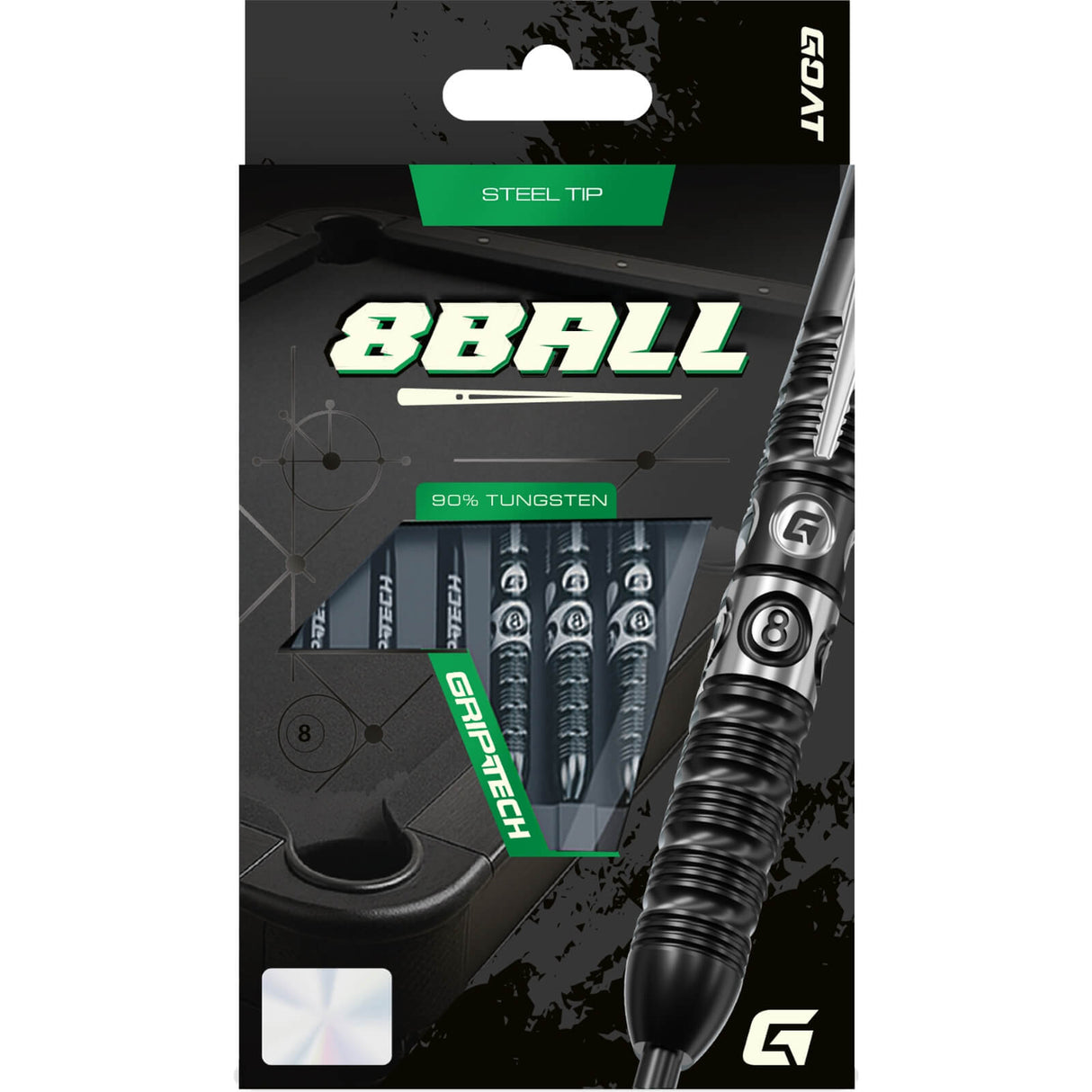 GOAT - 8-Ball Darts - 90% Tungsten - 22g 24g 26g -
