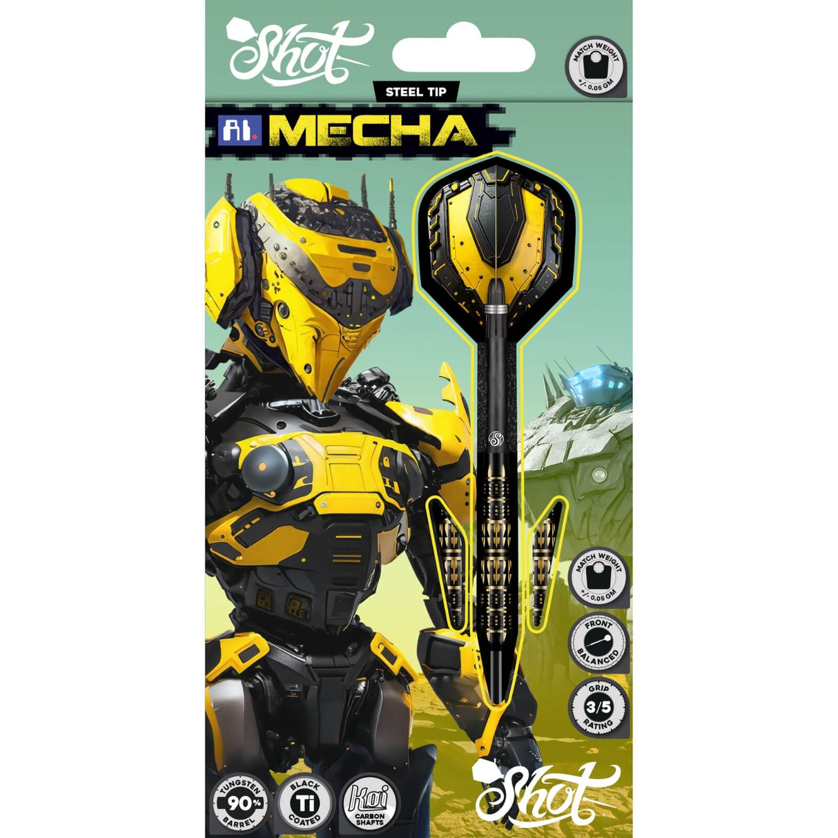 Shot - AI Mecha Darts - 90% Tungsten - 22g 23g 24g 25g -