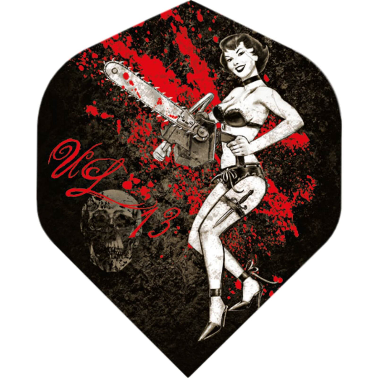 Designa - Alchemy - Big Wing Dart Flights - Chainsaw Massacre
