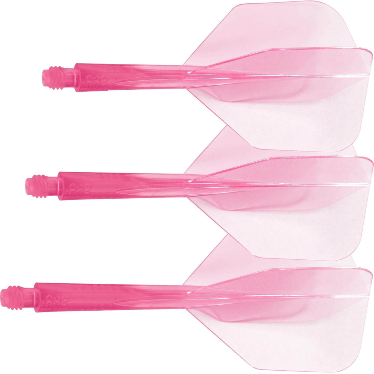 Condor - Axe Neon Small - Standard Dart Flights - Integrated Flight & Shaft System - Short (21.5mm) / Pink