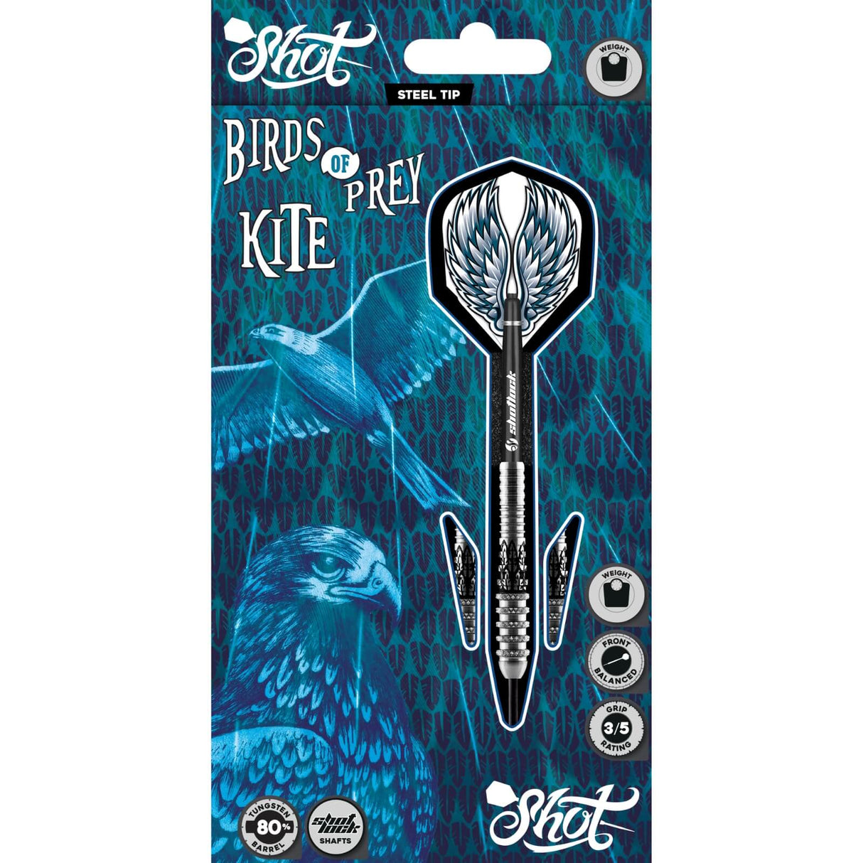 Shot - Birds of Prey Kite Darts - 80% Tungsten - 21g 23g 25g -