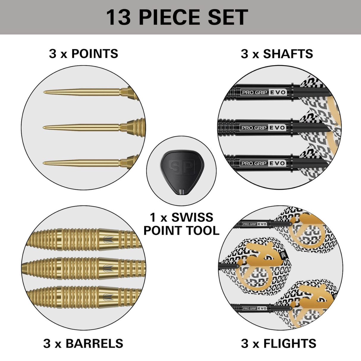 Target - Bolide Envy 05 Darts - Swiss Point - 90% Tungsten - 22g 24g 26g -