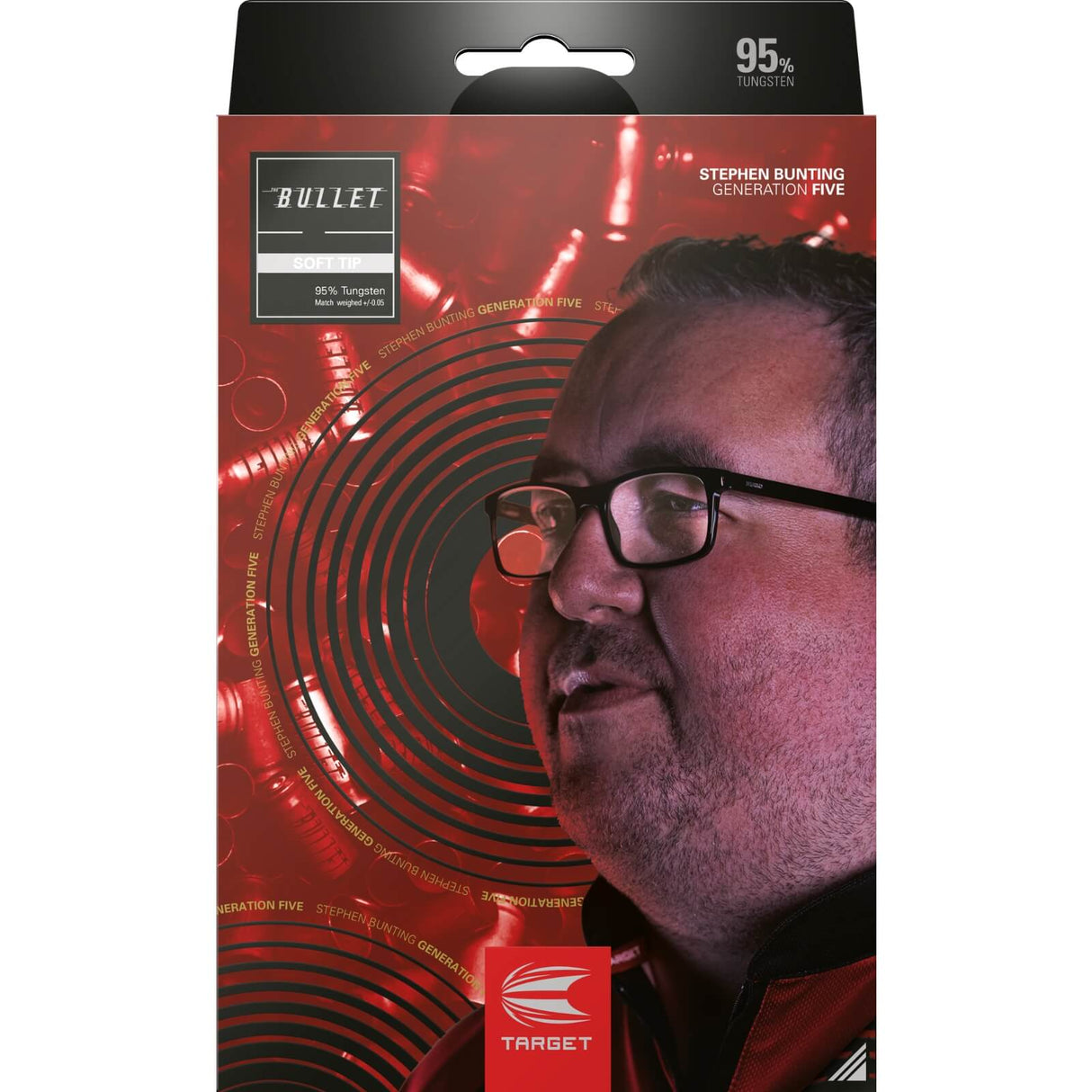 Target - Stephen Bunting Gen 5 Darts - Soft Tip - 95% Tungsten - 18g -