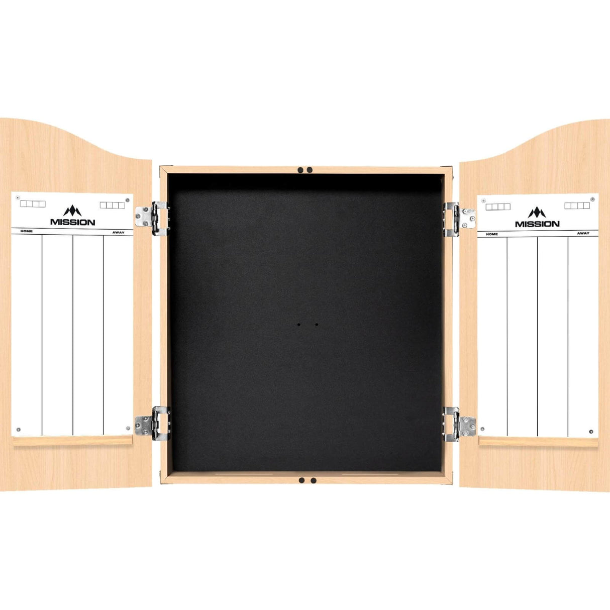 Mission - Dartboard Cabinet - Deluxe Quality - Light Oak -