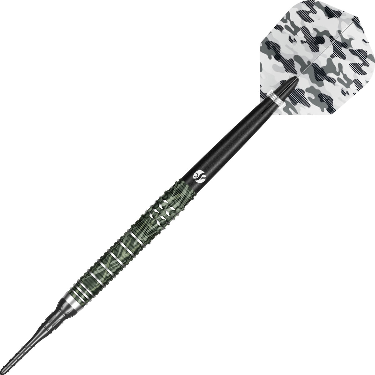 Shot - Camo Ghillie Darts - Soft Tip - 90% Tungsten - 20g