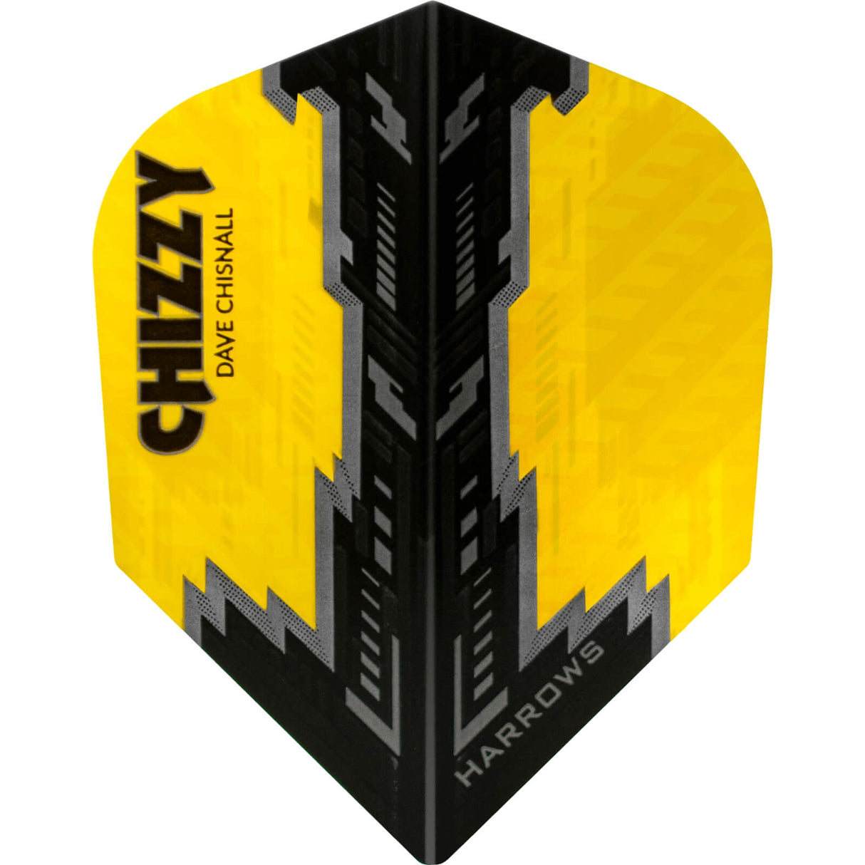 Harrows - Dave Chisnall Chizzy - Standard Dart Flights - Yellow