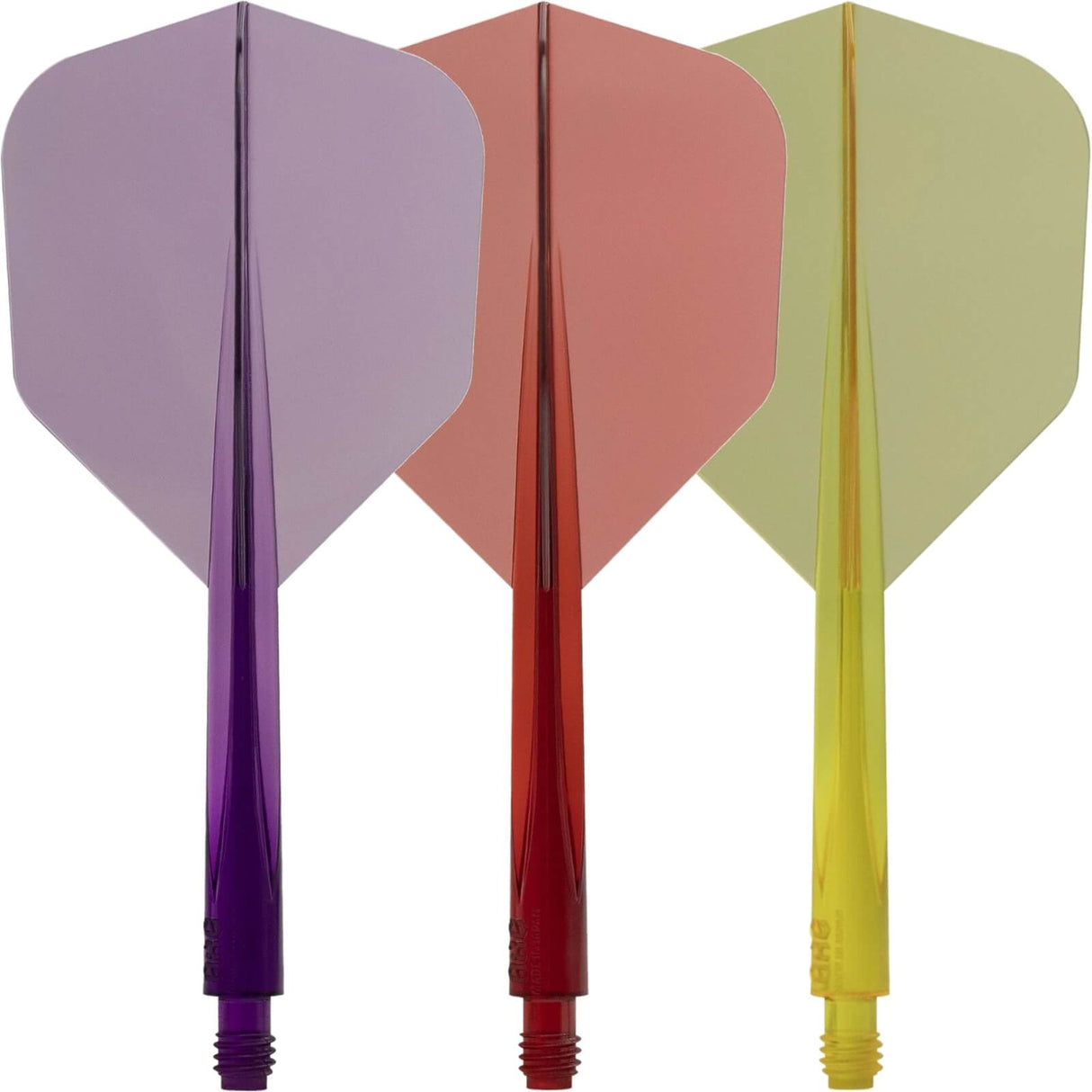 Condor - Axe Small Transparent Colour - Standard Dart Flights - Integrated Flight & Shaft System -
