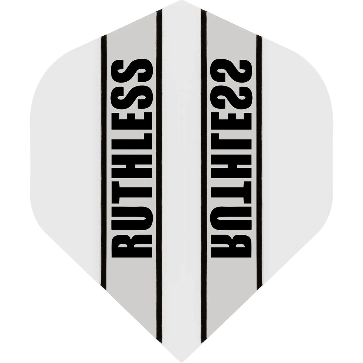 Ruthless - Clear Panels - Big Wing Dart Flights - Clear