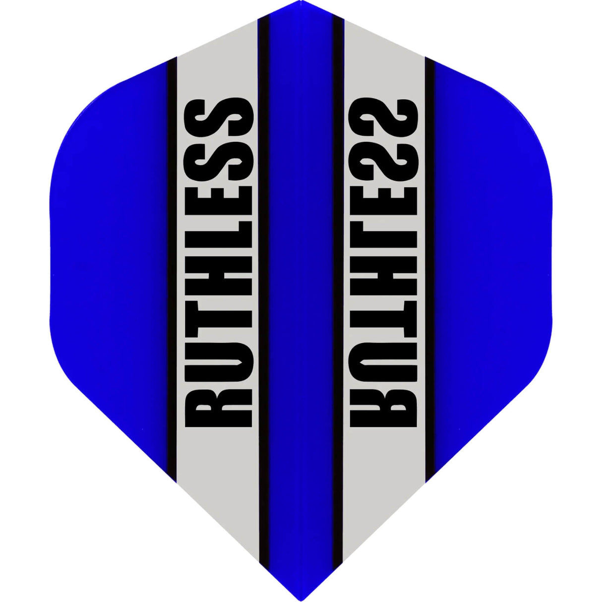 Ruthless - Clear Panels - Big Wing Dart Flights - Light Blue