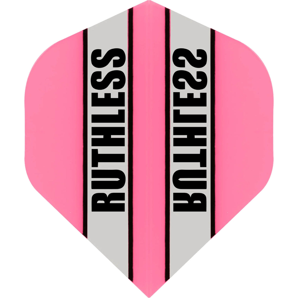 Ruthless - Clear Panels - Big Wing Dart Flights - Pink