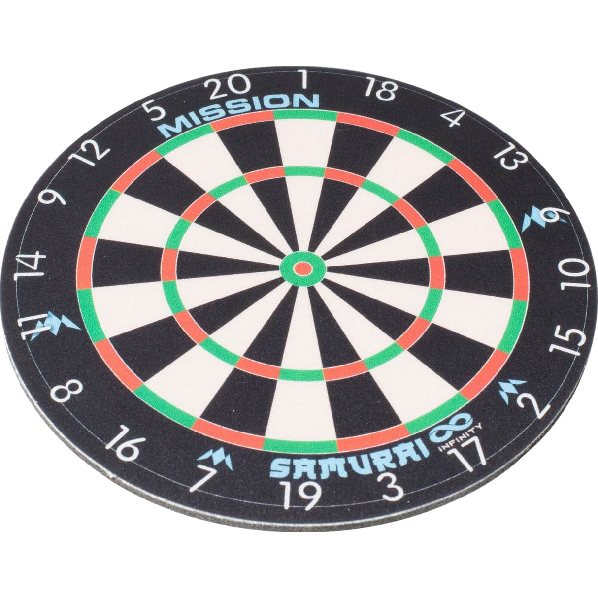 Mission - Infinity Dartboard Coasters - 9.5cm - 2 Pack -