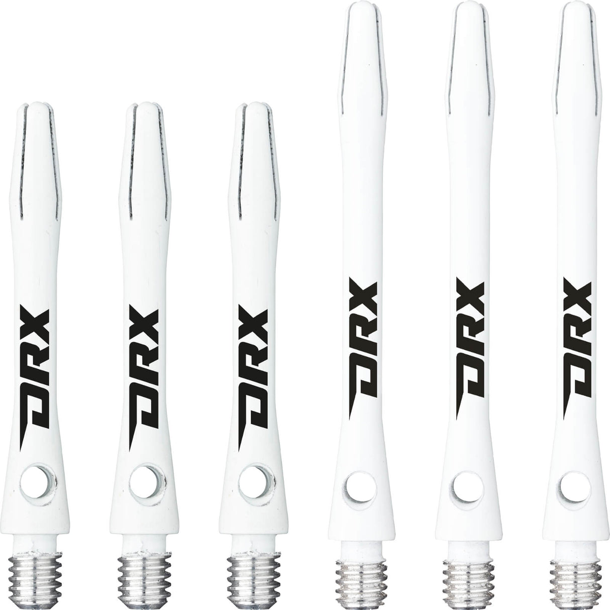 Red Dragon - DRX - Coated Aluminium Dart Shafts - Short (36mm) / White