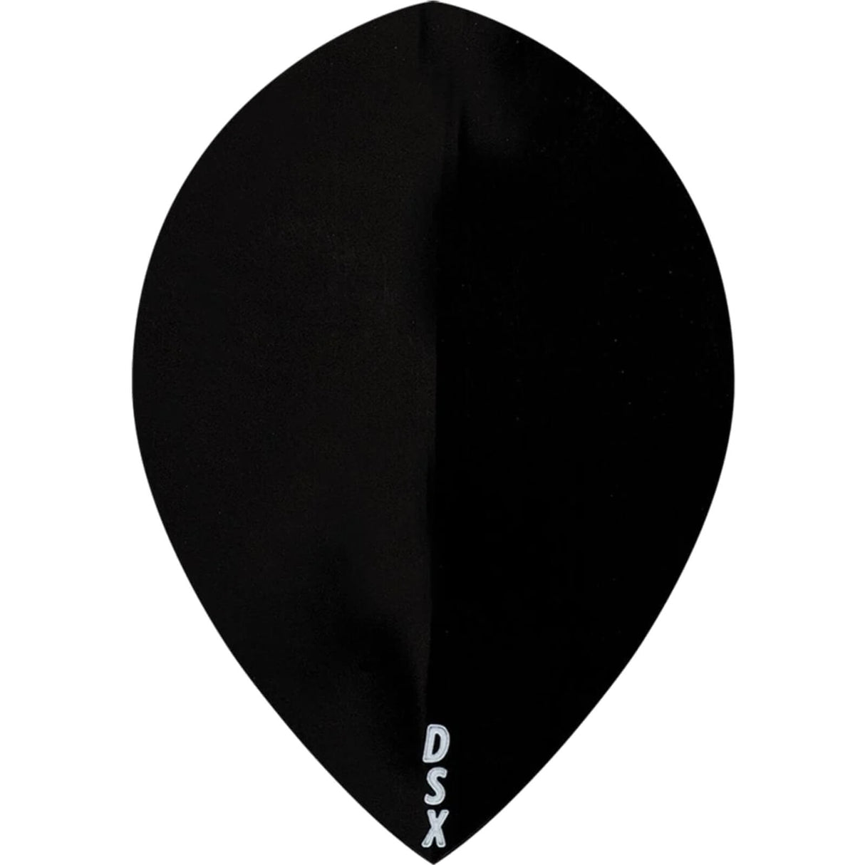 Designa - DSX Plain Colour - Pear Dart Flights - Black