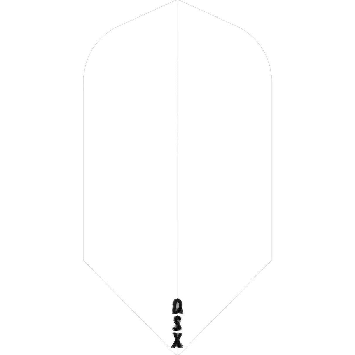 Designa - DSX Plain Colour - Slim Dart Flights - Clear