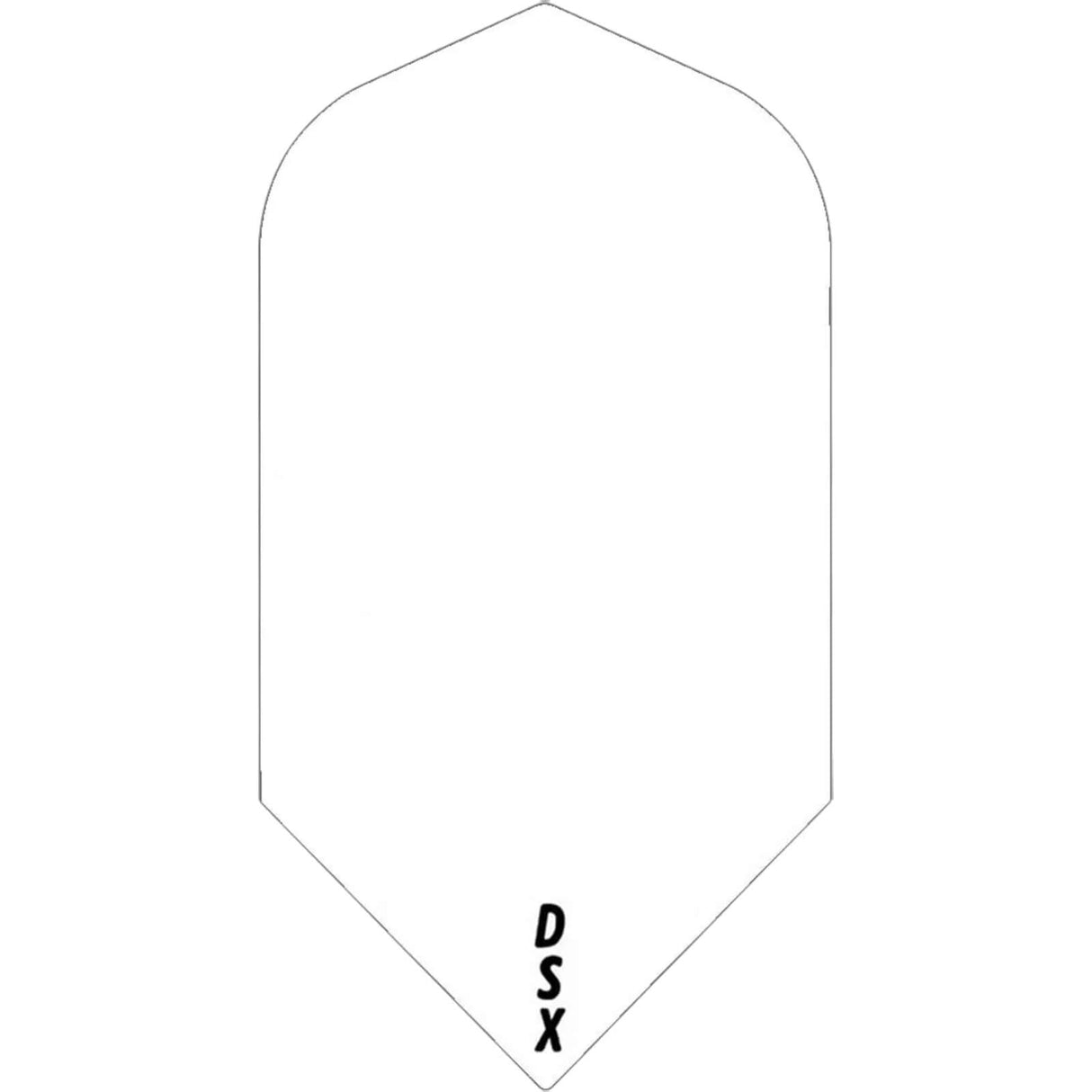 Designa - DSX Plain Colour - Slim Dart Flights - White