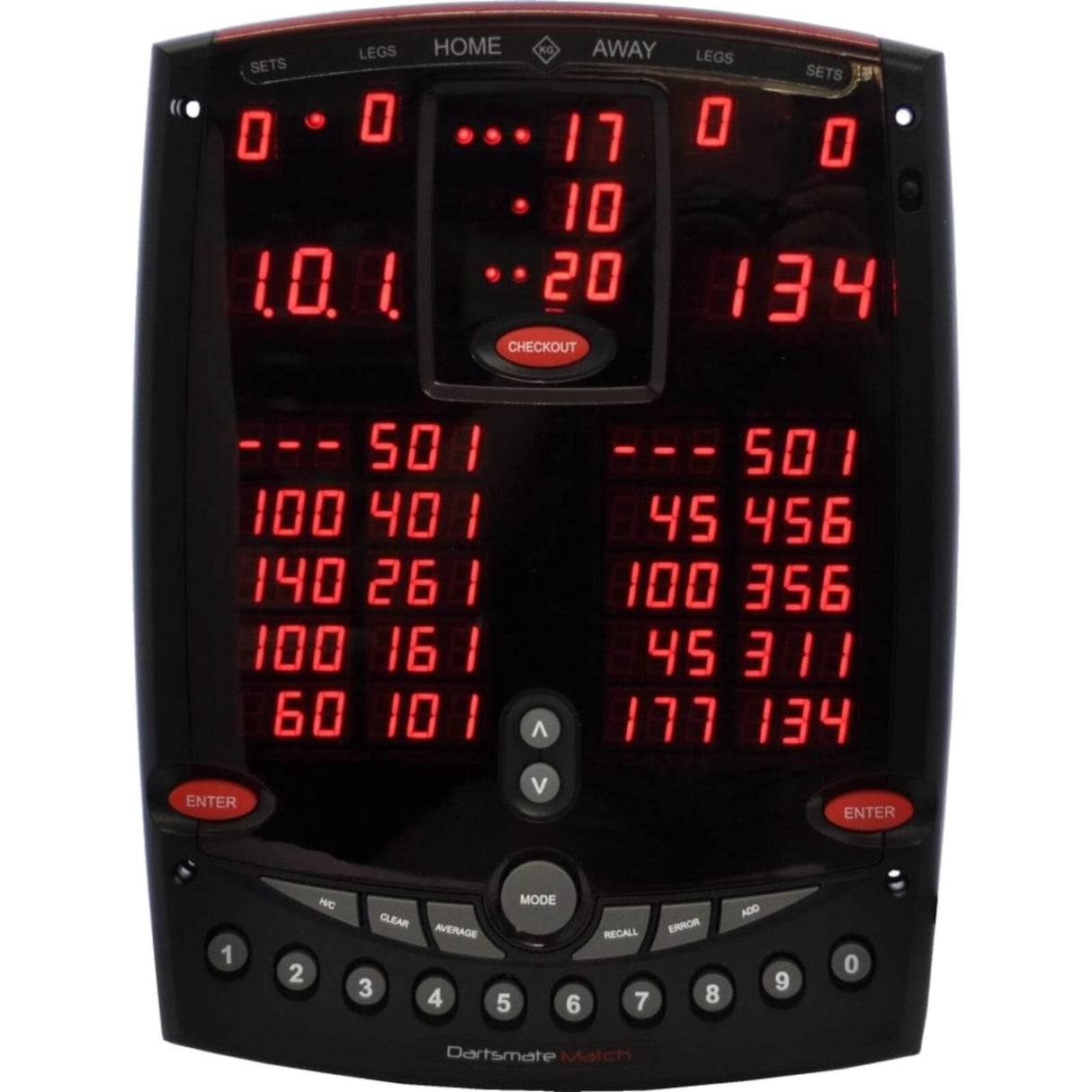 KeyGlory - Scoreboards - Dart Scorer - League Approved - Dartsmate Match - Includes vs Computer -