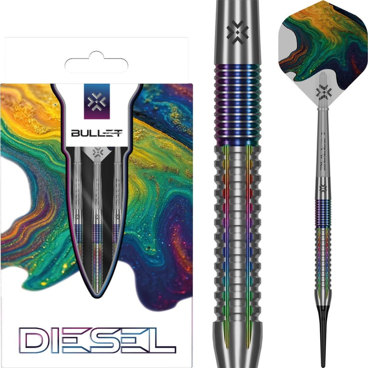 Bullet - Diesel V2 Darts - Soft Tip - 85% Tungsten - 20g