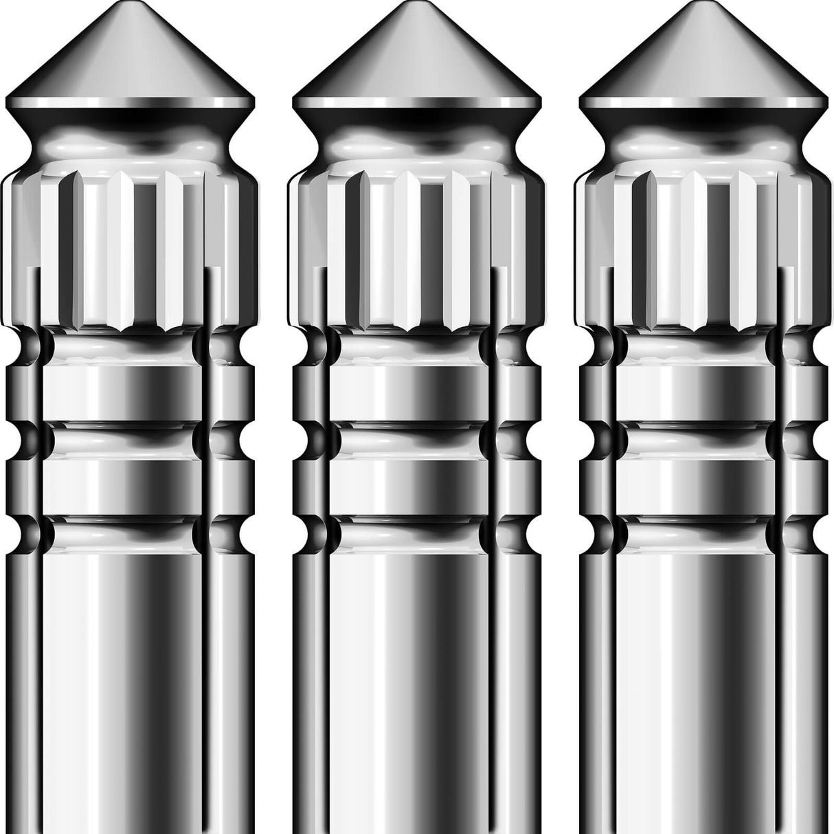 Mission - F-Protect Anodised Alloy Flight Protectors - Silver