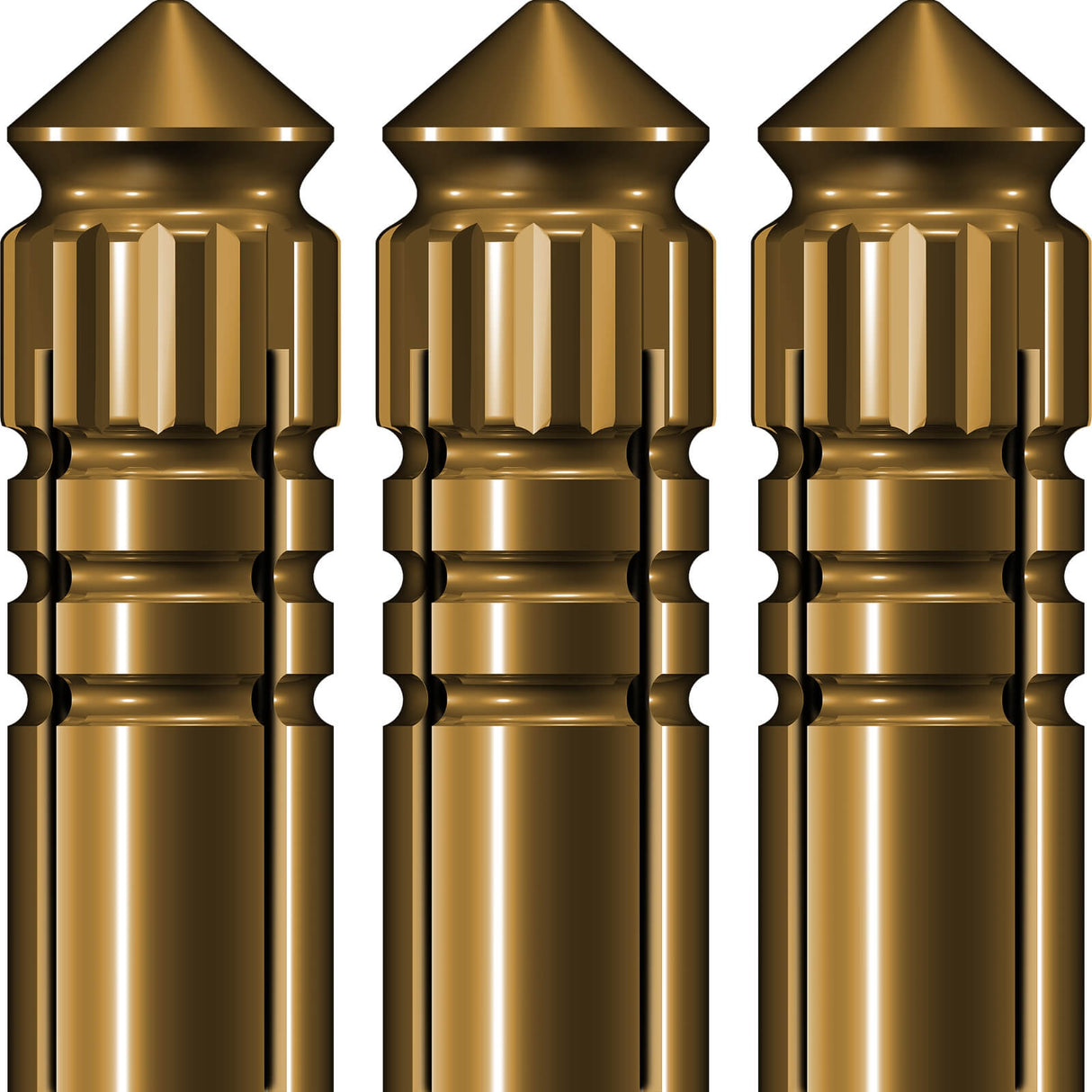 Mission - F-Protect Anodised Alloy Flight Protectors - Gold
