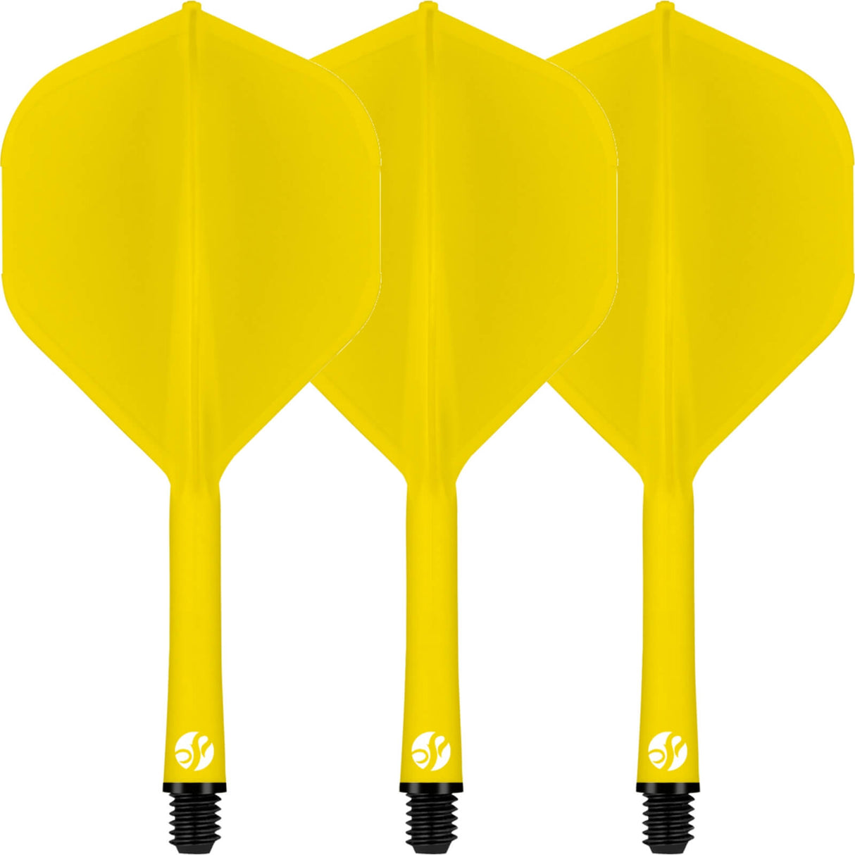 Shot - Flight Deck - Standard Dart Flights - Integrated Flight & Shaft System - Short (19.2mm) / Yellow