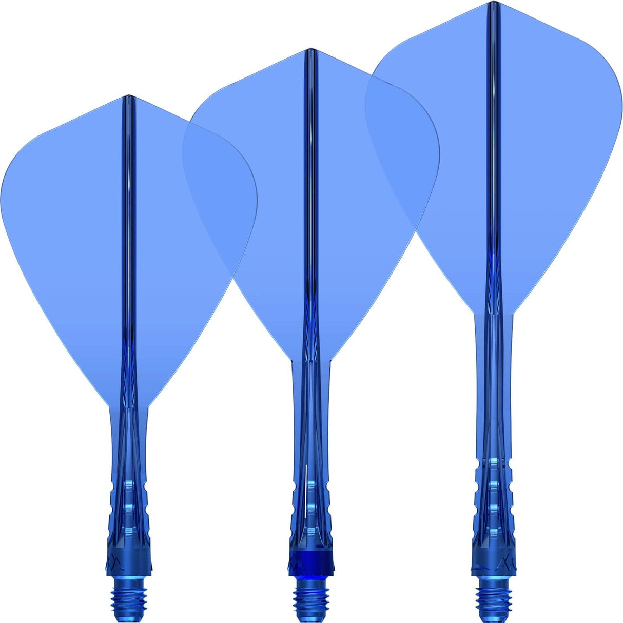 Mission - Force 90 Vortex - Kite Dart Flights - Integrated Flight & Shaft System - Short / Blue