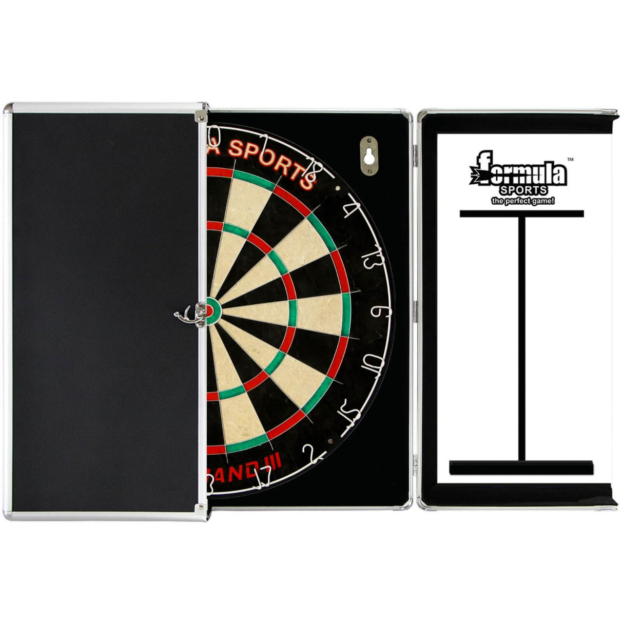 Formula Sports - Micro-Band III Dartboard & Aluminium Cabinet Bundle -