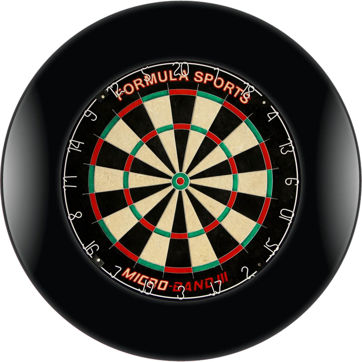 Formula Sports - Micro-Band III Dartboard & Surround Bundle - Black