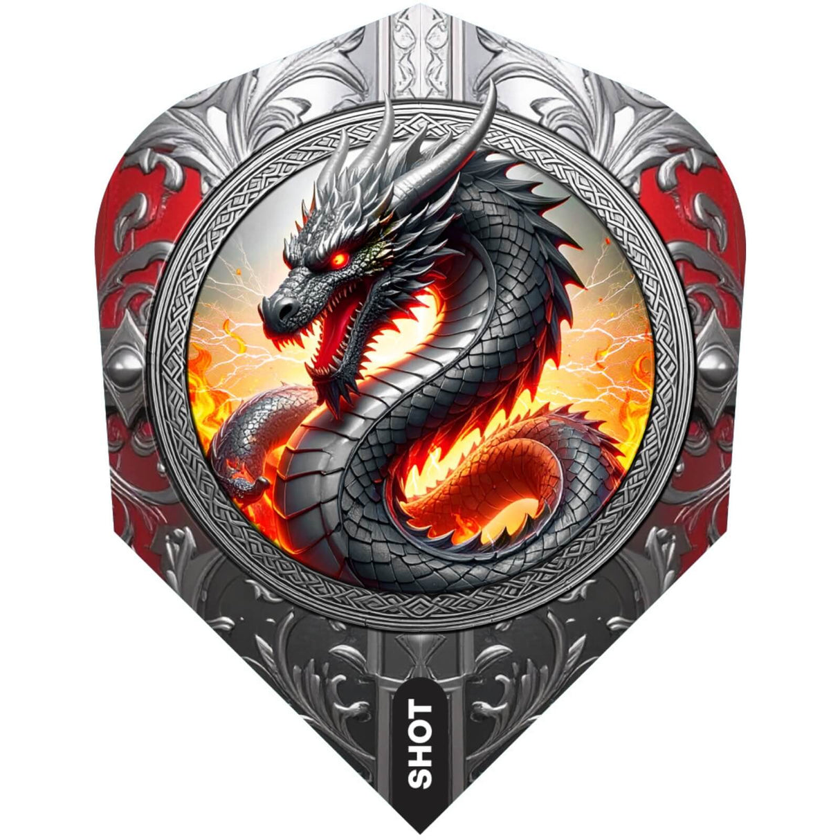 Shot - Future Knights - Standard Dart Flights - The Dragon