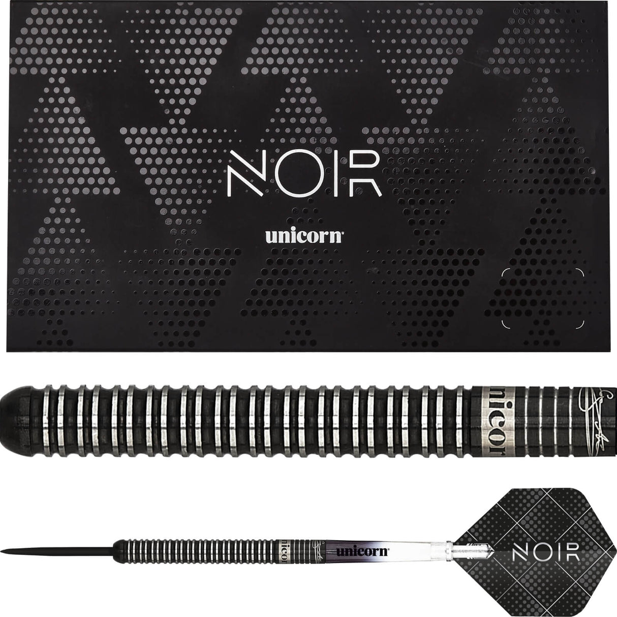 Unicorn - Gary Anderson Noir Darts - 90% Tungsten - 21g 23g 25g 27g -