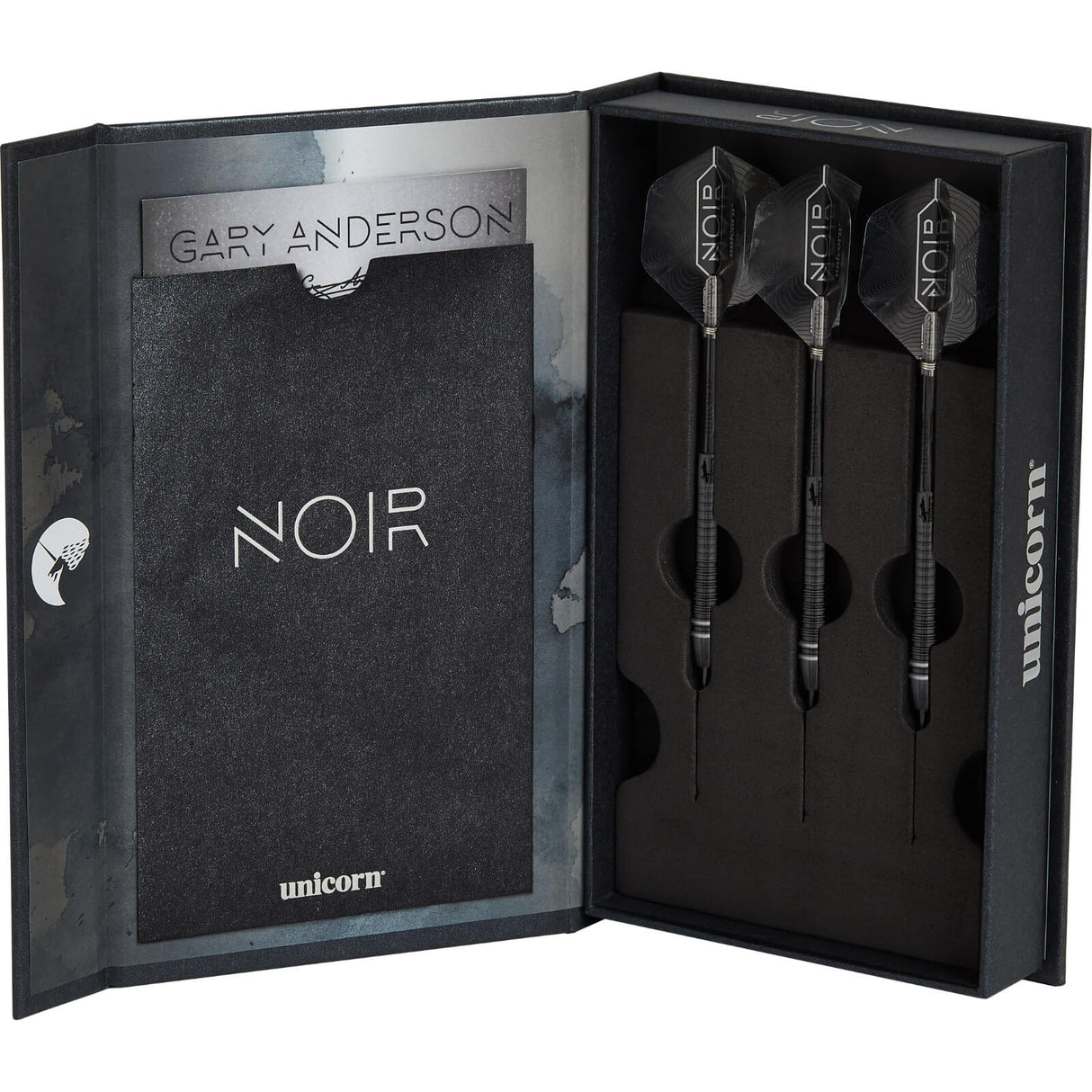 Unicorn - Gary Anderson Noir Phase 6 Darts - 90% Tungsten - 21g 22g 23g 24g 25g -