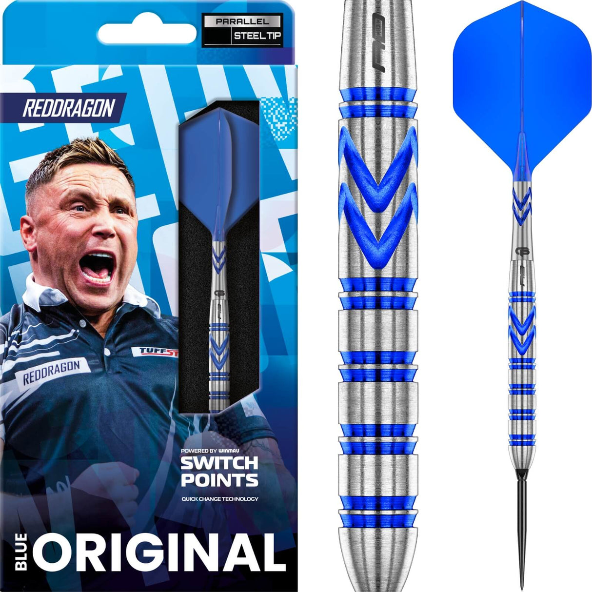 Red Dragon - Gerwyn Price Darts - Switch Point - 90% Tungsten - 23g 24g 26g