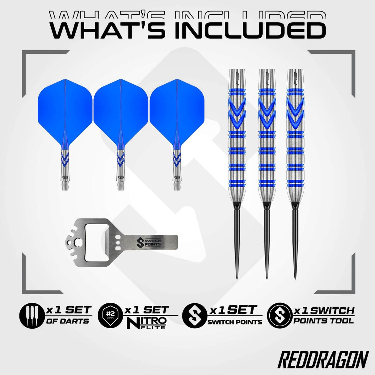 Red Dragon - Gerwyn Price Darts - Switch Point - 90% Tungsten - 23g 24g 26g
