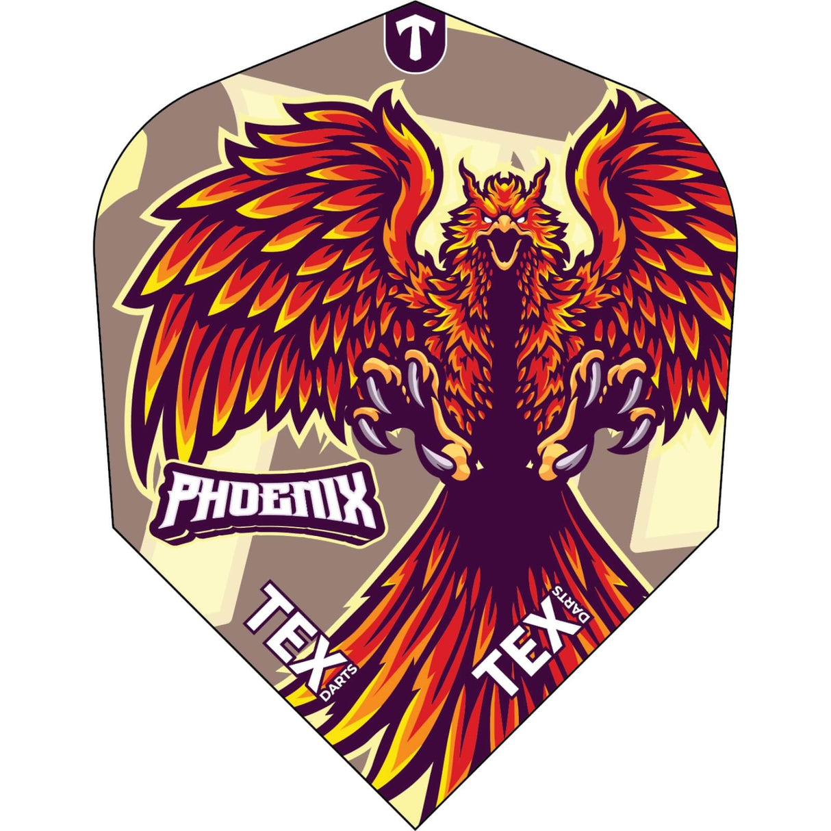Tex - Greek Mythology - Standard Dart Flights - Phoenix
