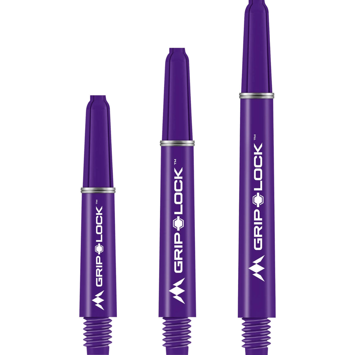 Mission - GripLock Nylon Dart Shafts - Short (34mm) / Purple