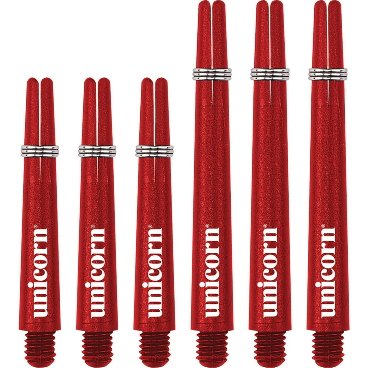 Unicorn - Gripper 3 Nylon Dart Shafts - Short (34.4mm) / Red
