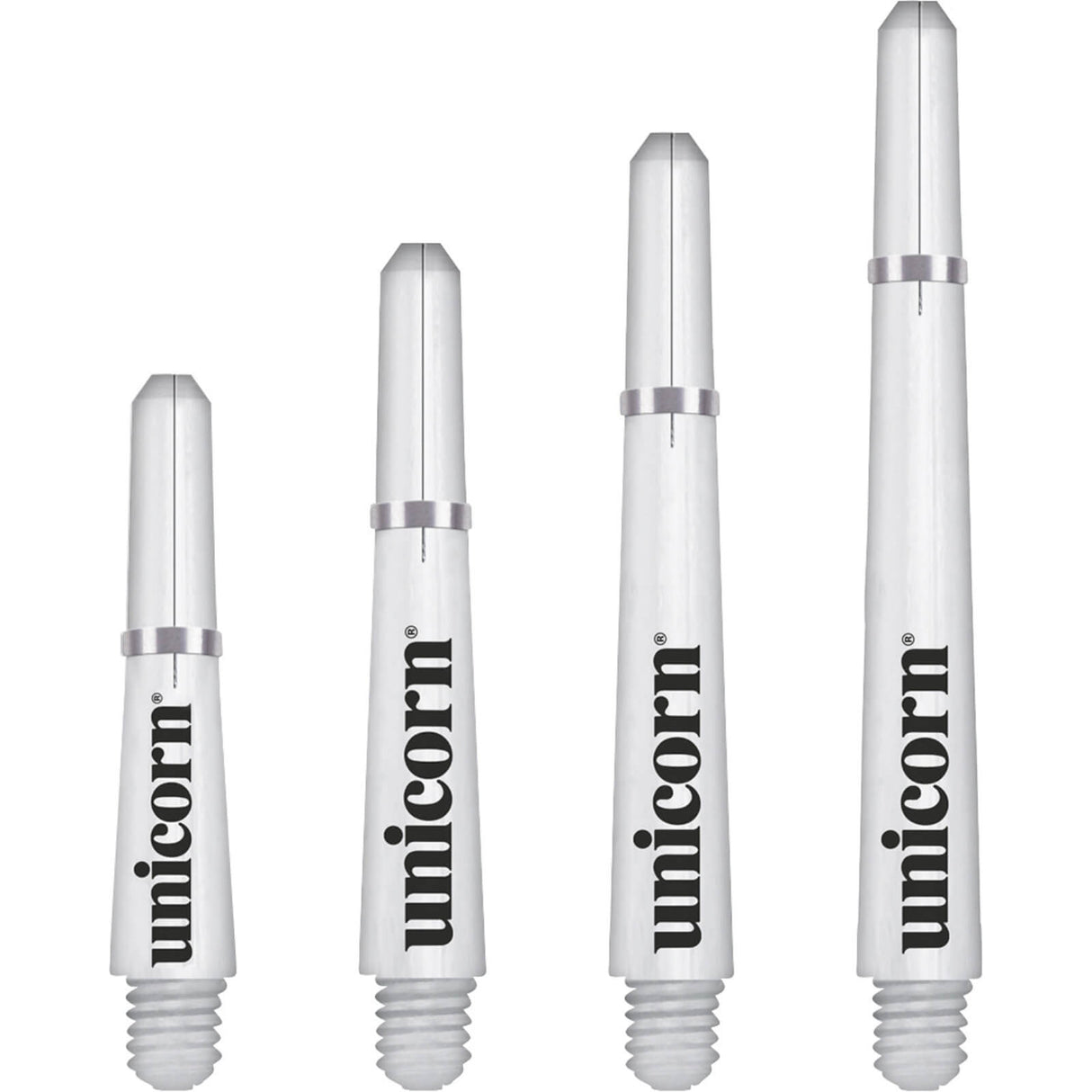 Unicorn - Gripper 4 Polycarbonate Dart Shafts - Ultra Short (29.0mm) / Clear