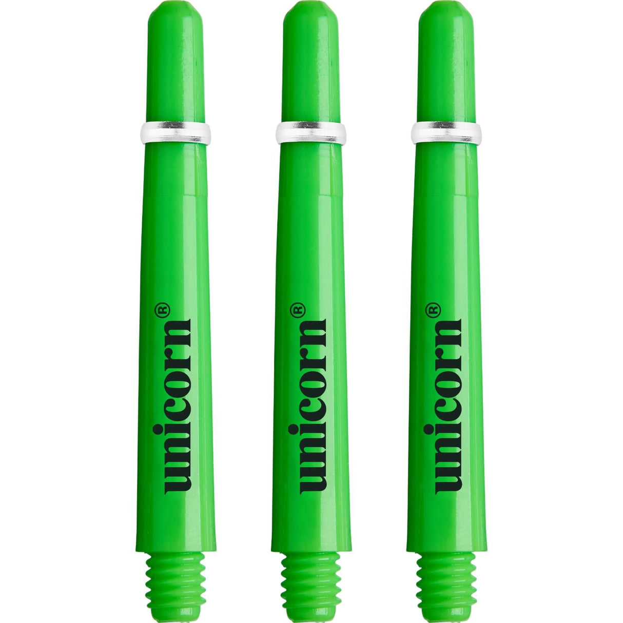 Unicorn - Gripper 4 Neon - Polycarbonate Dart Shafts - Ultra Short (29.0mm) / Green