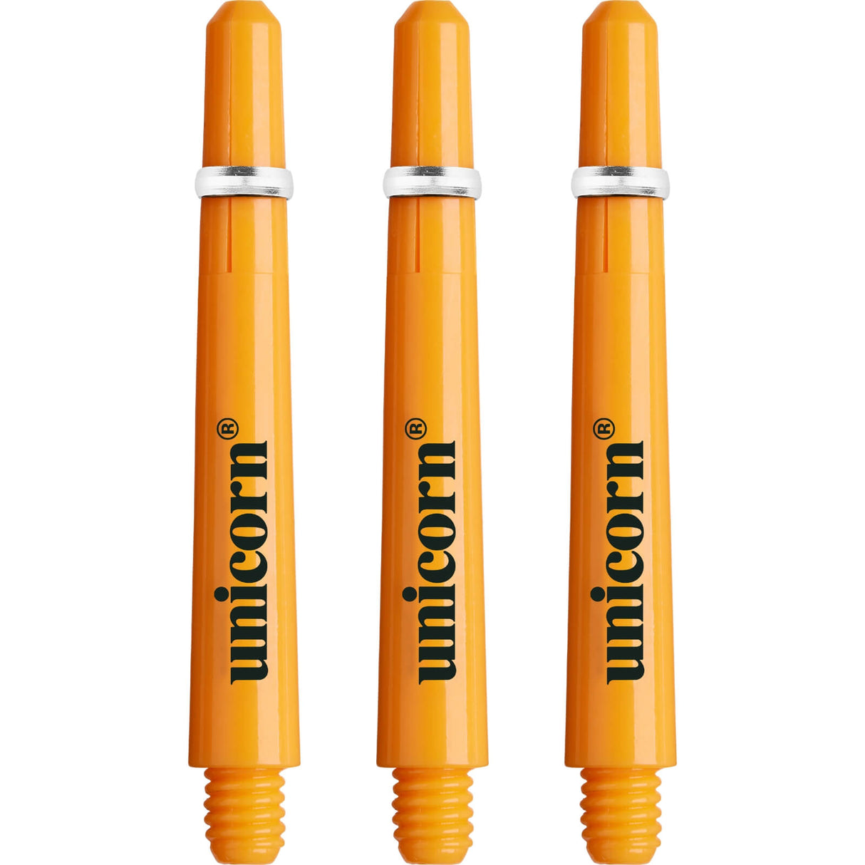 Unicorn - Gripper 4 Neon - Polycarbonate Dart Shafts - Ultra Short (29.0mm) / Orange