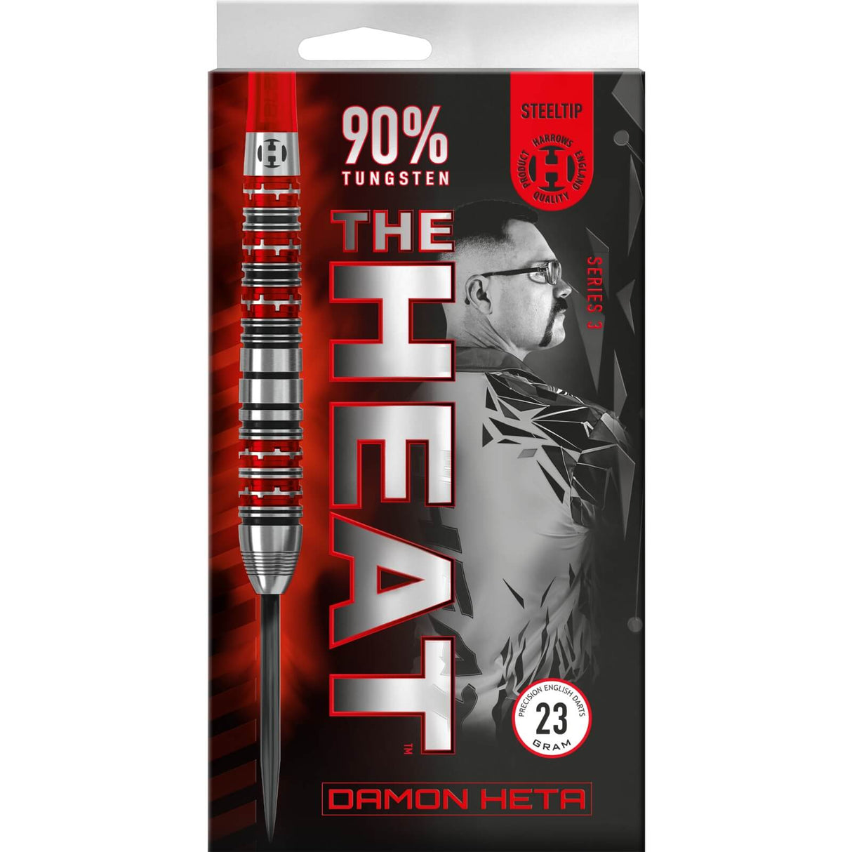 Harrows - Damon Heta Series 3 Darts - 90% Tungsten - 21g 23g 25g -