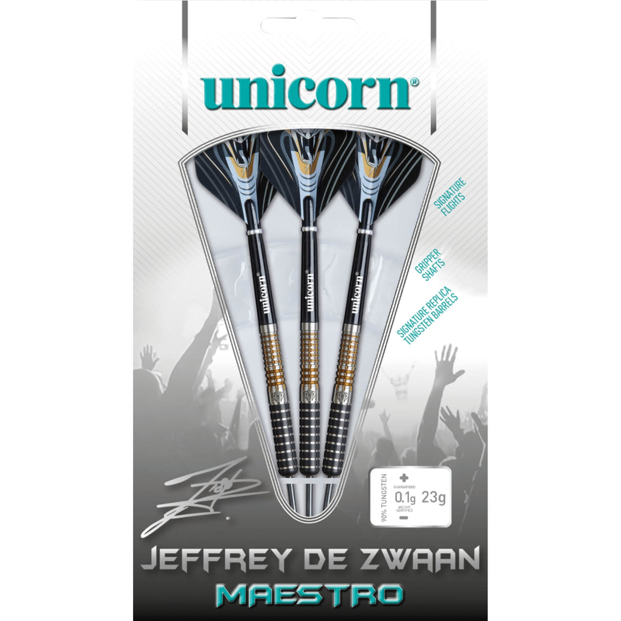 Unicorn - Jeffrey De Zwaan Phase 3 Darts - 90 & 95% Tungsten - 23g 25g -