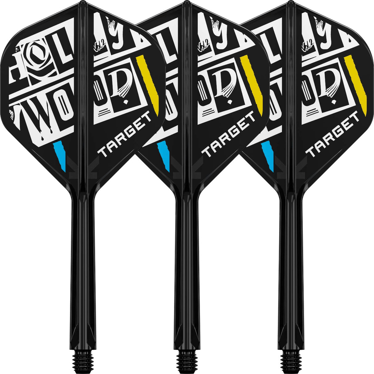 Target - K-Flex Chris Dobey - Big Wing Dart Flights - Integrated Flight & Shaft System - Medium (33mm)