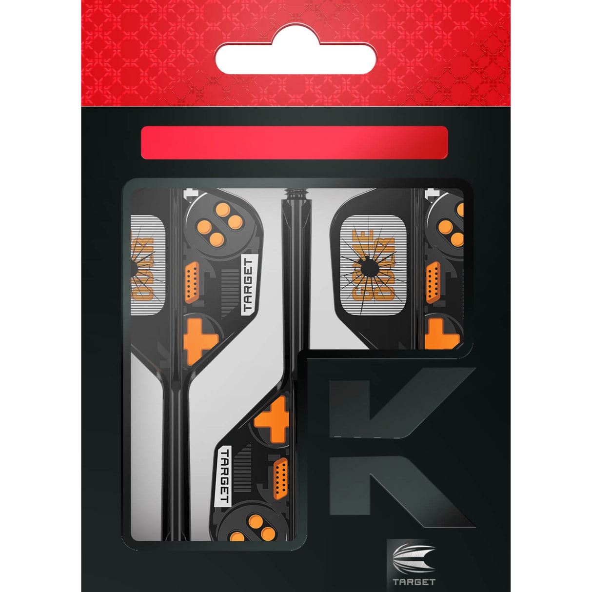 Target - K-Flex Game Over - No6 Standard Dart Flights - Integrated Flight & Shaft System -