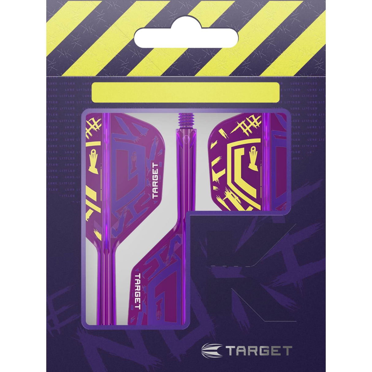 Target - K-Flex Luke Littler World Champion - Standard Dart Flights - Integrated Flight & Shaft System -