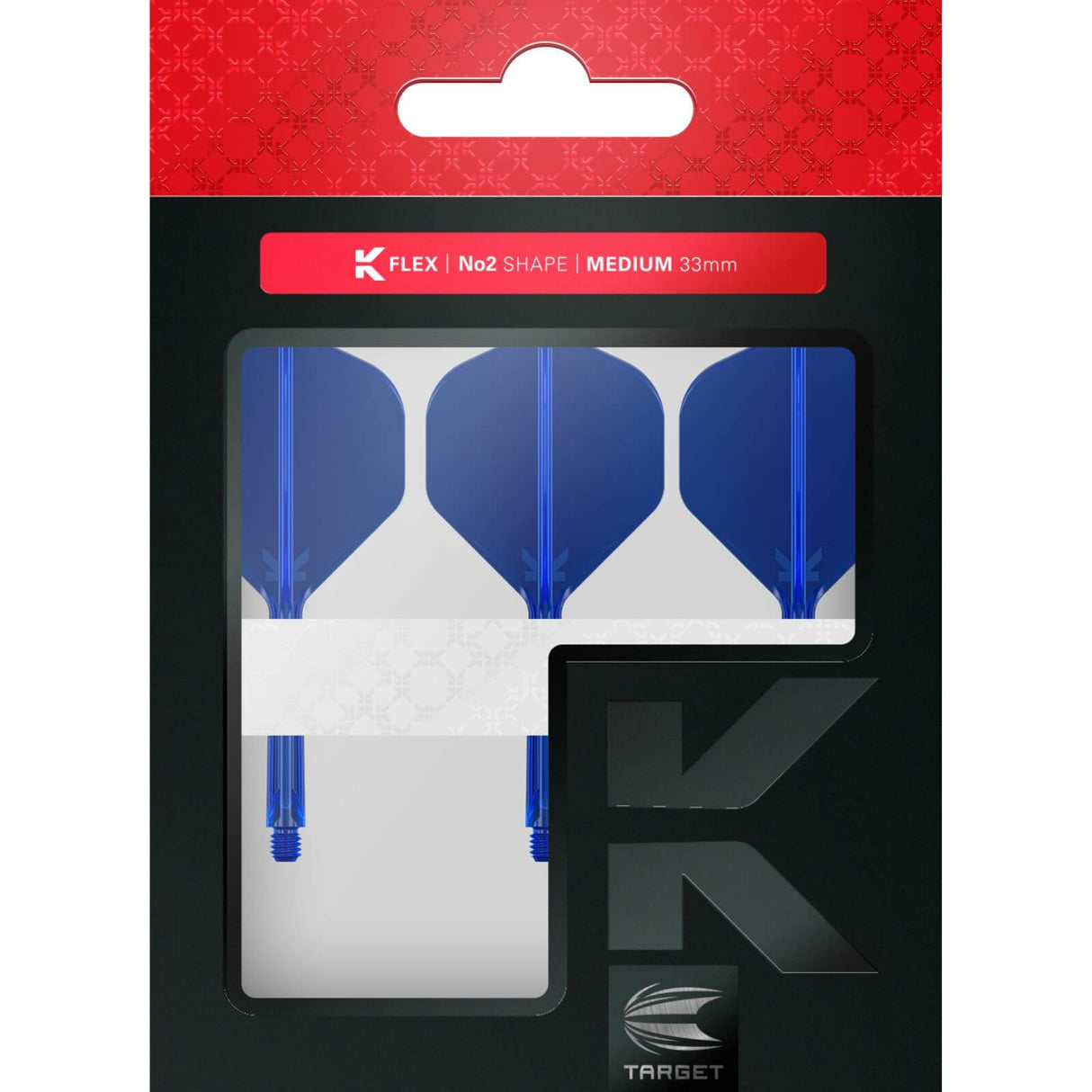 Target - K-Flex - Big Wing Dart Flights - Integrated Flight & Shaft System -