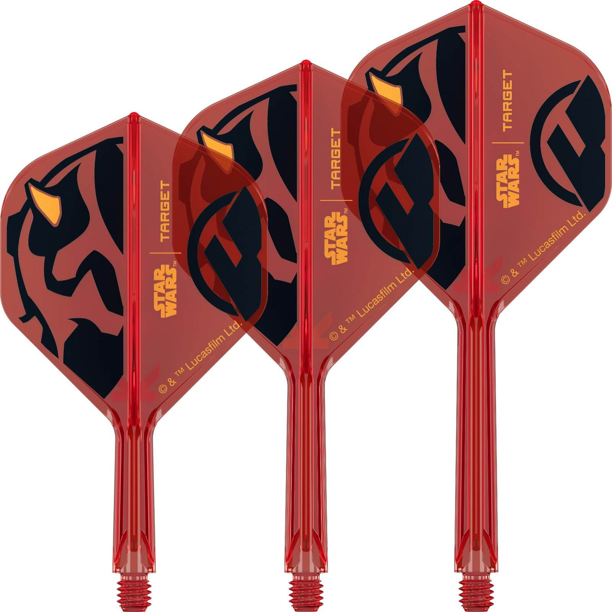 Target - Star Wars Darth Maul K-Flex - Big Wing Dart Flights - Integrated Flight & Shaft System -