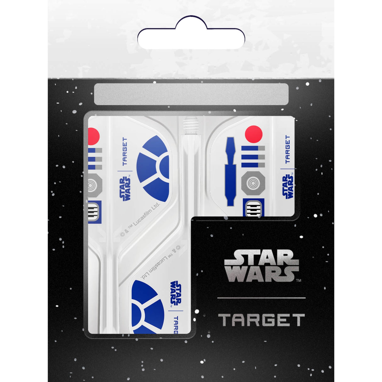 Target - Star Wars R2-D2 K-Flex - Big Wing Dart Flights - Integrated Flight & Shaft System -