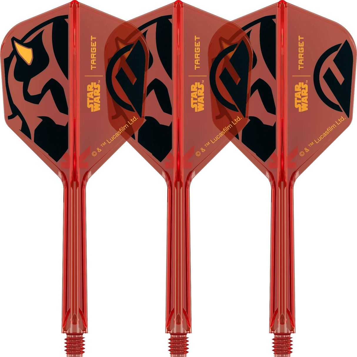 Target - Star Wars Darth Maul K-Flex - Standard Dart Flights - Integrated Flight & Shaft System - Medium (33mm)