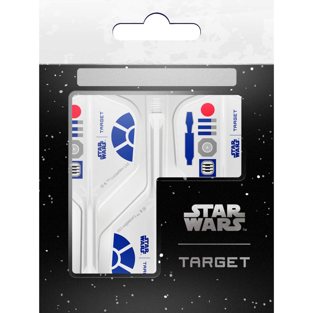 Target - Star Wars R2-D2 K-Flex - Standard Dart Flights - Integrated Flight & Shaft System -