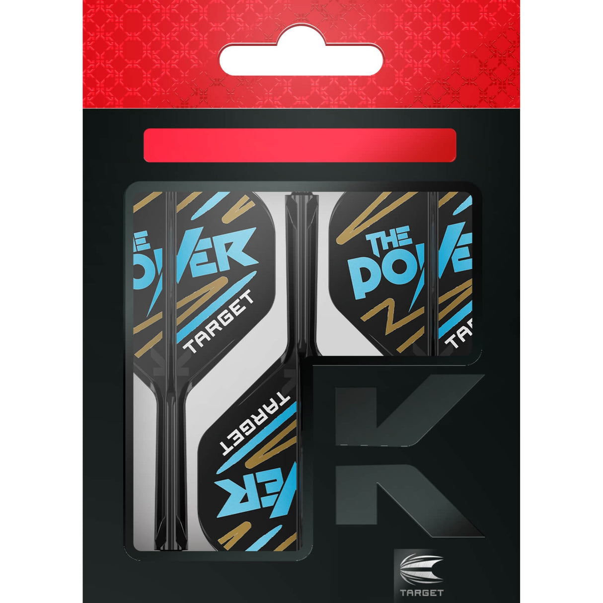 Target - K-Flex Phil Taylor - Big Wing Dart Flights - Integrated Flight & Shaft System -
