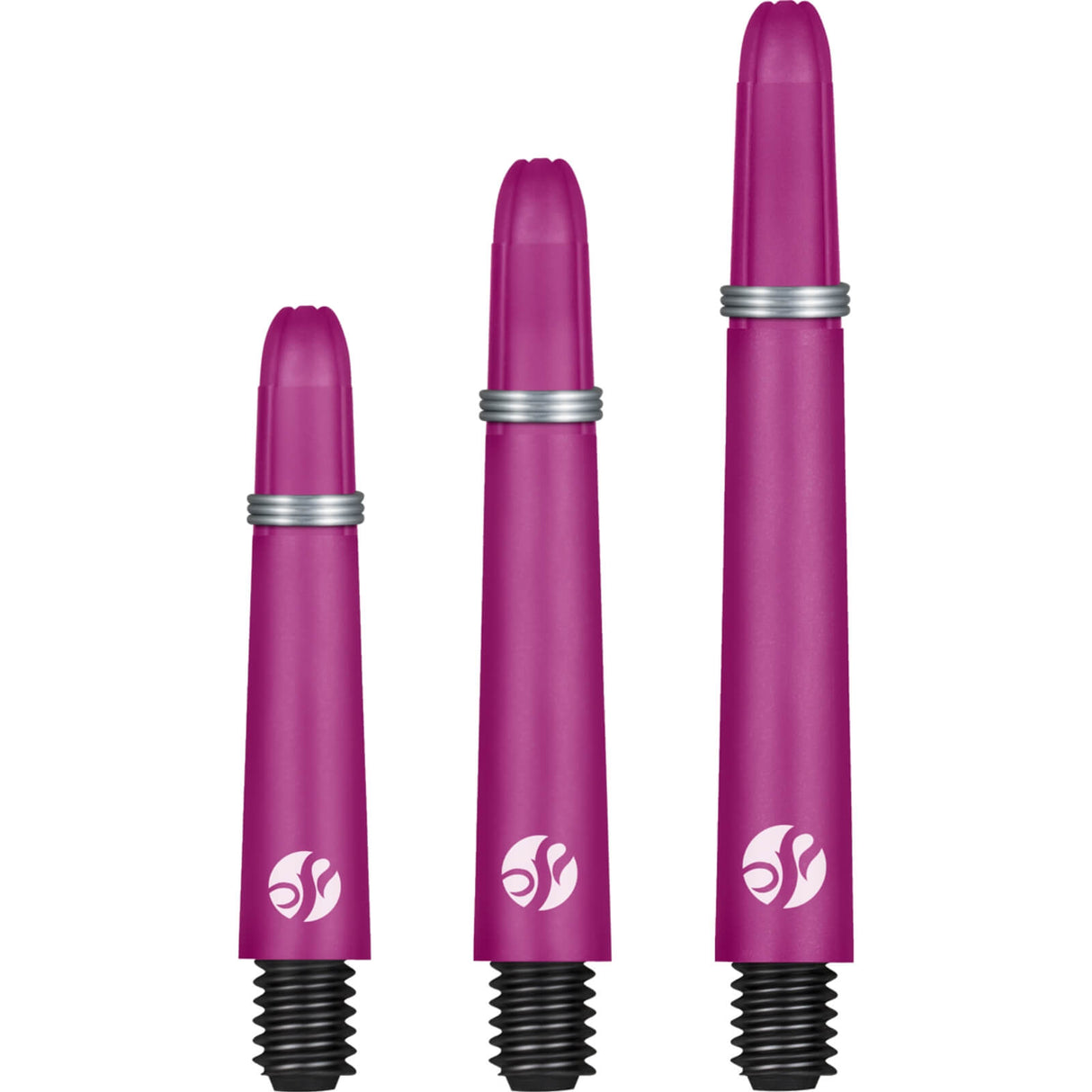 Shot - Koi Coloured - Carbon Dart Shafts - Short (35mm) / Pink